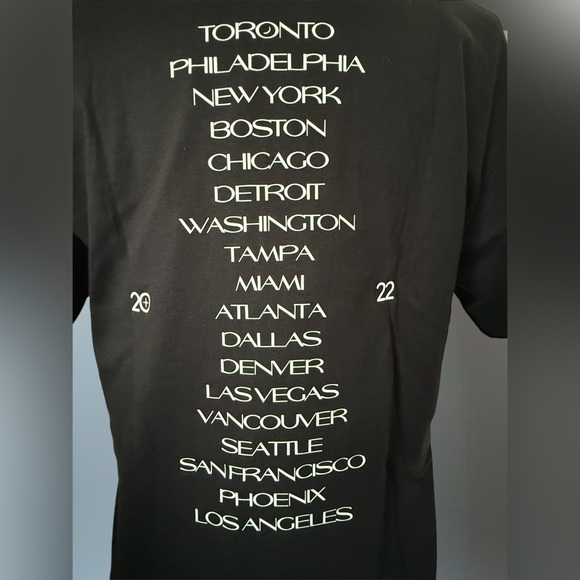 XO The Weeknd After Hours Till Dawn FM Tour Shirt 2022 SZ M - Picture 2 of 5